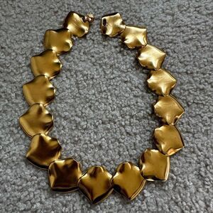 Vintage Gold Statement Necklace by Essex